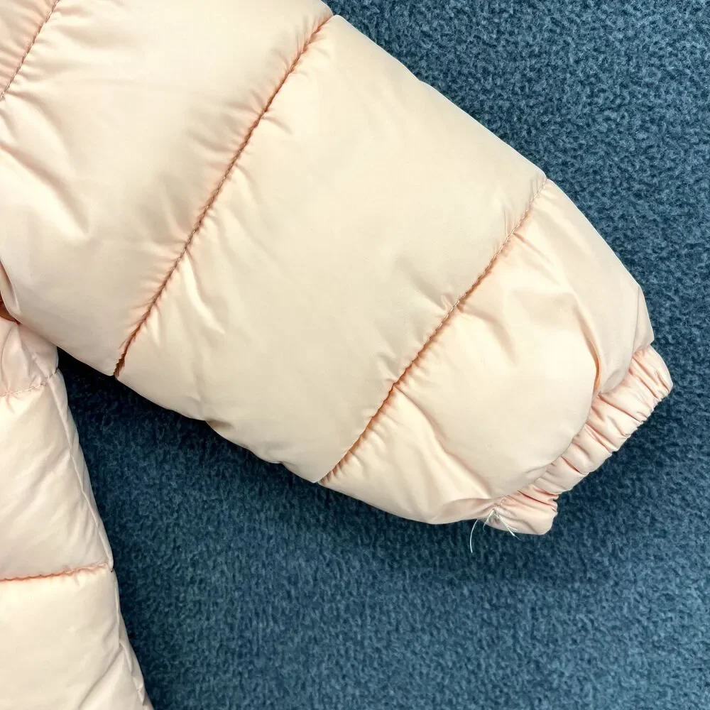 YGM Kids Puffer Bunting Bunny Hooded Winter Snow Suit Infants 9 Salmon‎